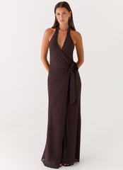 So Chic Maxi Dress - Cool Chocolate