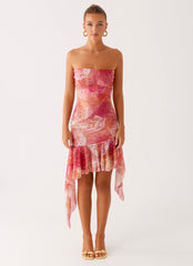 Brooks Mini Dress - Flamingo Fling